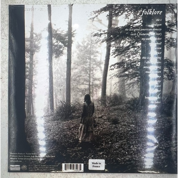 Taylor Swift | Accessories | New Taylor Swift Folklore Vinyl Version 6 | Poshmark